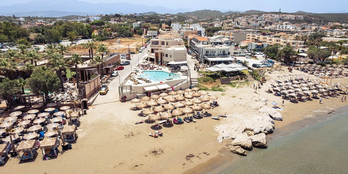 Острів Крит, бюджетні готелі на 1-й лінії моря