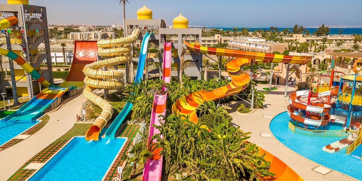 Недорогі готелі Єгипту «Все включено» з водними гірками та аквапарками
