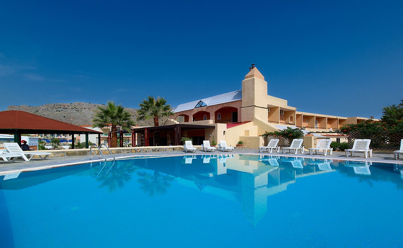 Готель SUN BEACH LINDOS - Відкритий басейн